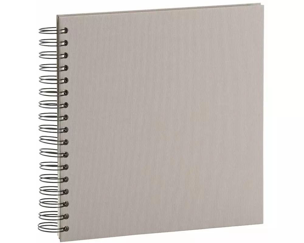 S.O.H.O. Taupe - Wire-o-Fotoalbum 60/230x230 mm, offwhite