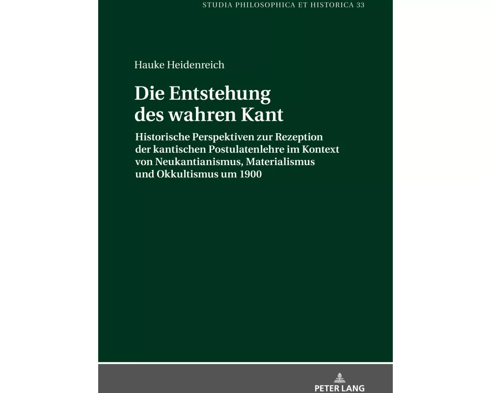 Die Entstehung des wahren Kant
