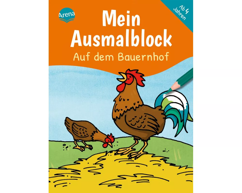 Mein Ausmalblock. Auf dem Bauernhof