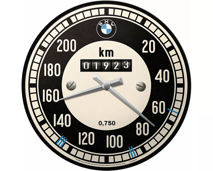 Wanduhr. BMW / Tachometer / Ø 31.0 cm