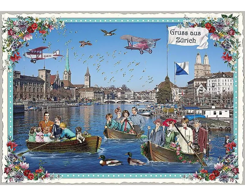 Postkarte / Zürich