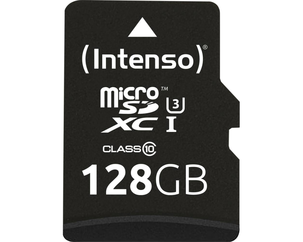 INTENSO Micro SDXC Card PRO 128GB 3433491 with adapter, UHS-I