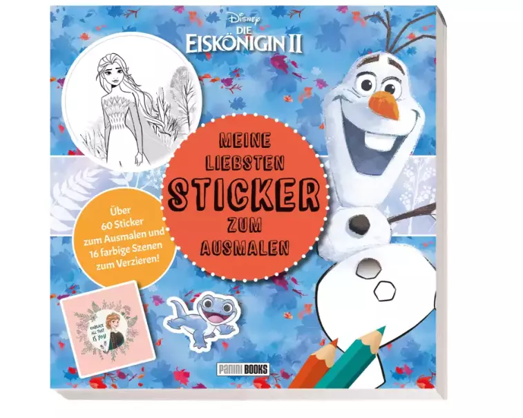 Disney Die Eiskönigin 2: Meine liebsten Sticker zum Ausmalen