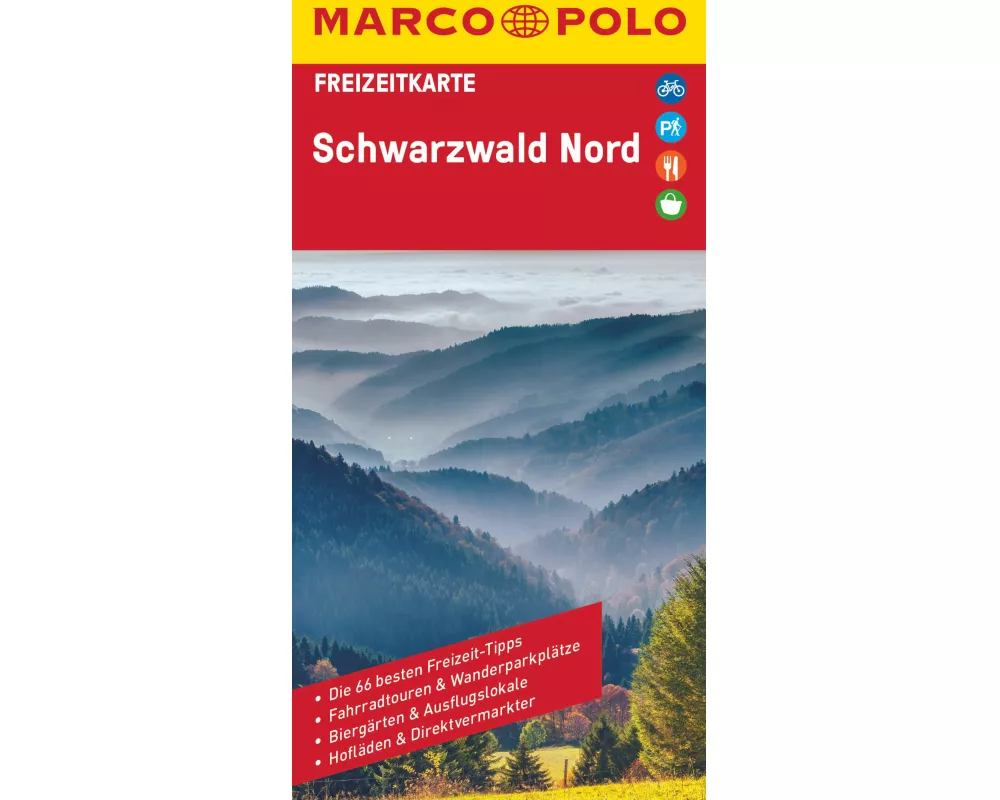 MARCO POLO Freizeitkarte 38 Schwarzwald Nord 1:100.000