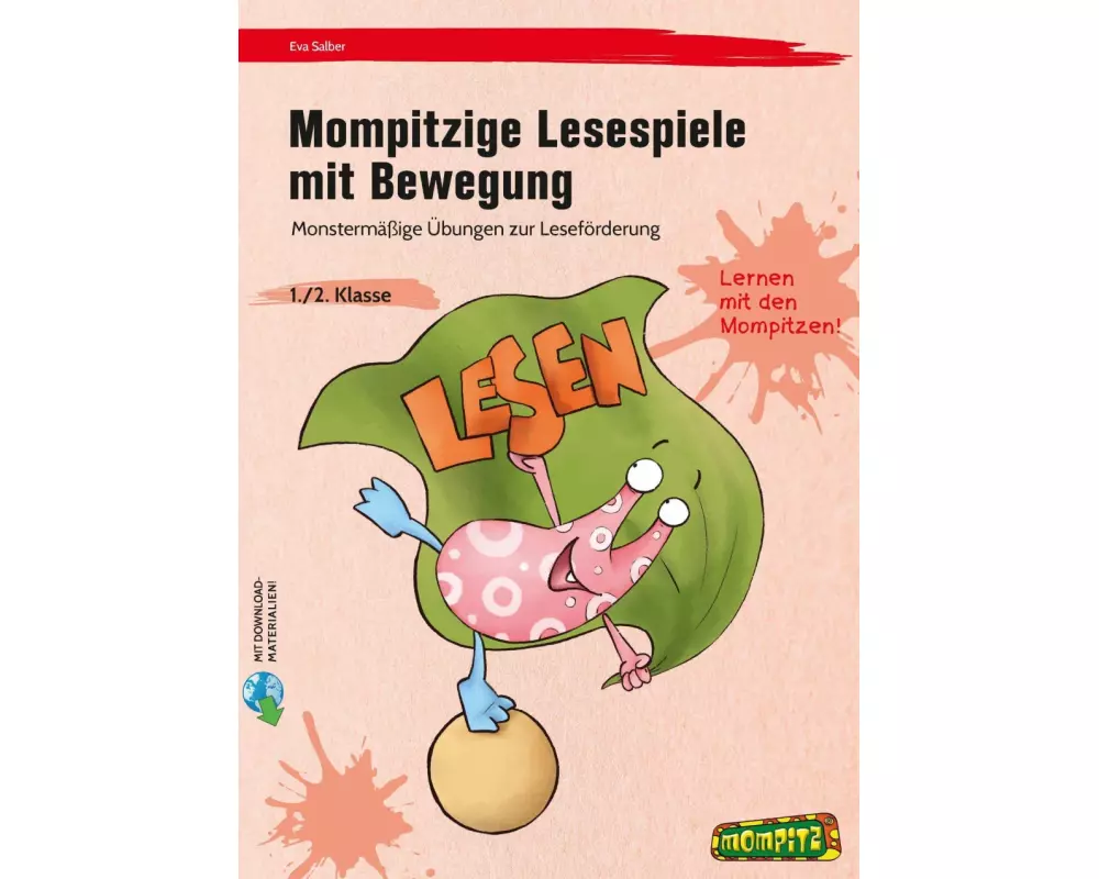 Mompitzige Lesespiele mit Bewegung