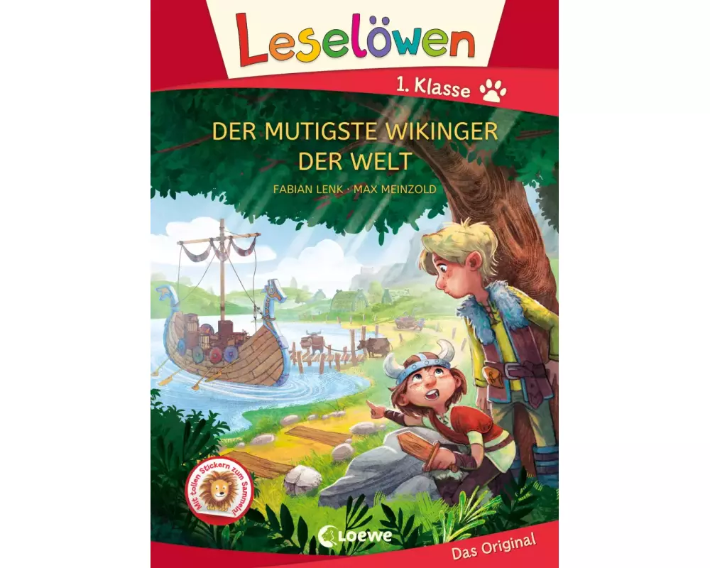 Leselöwen 1. Klasse - Der mutigste Wikinger der Welt (Großbuchstabenausgabe)