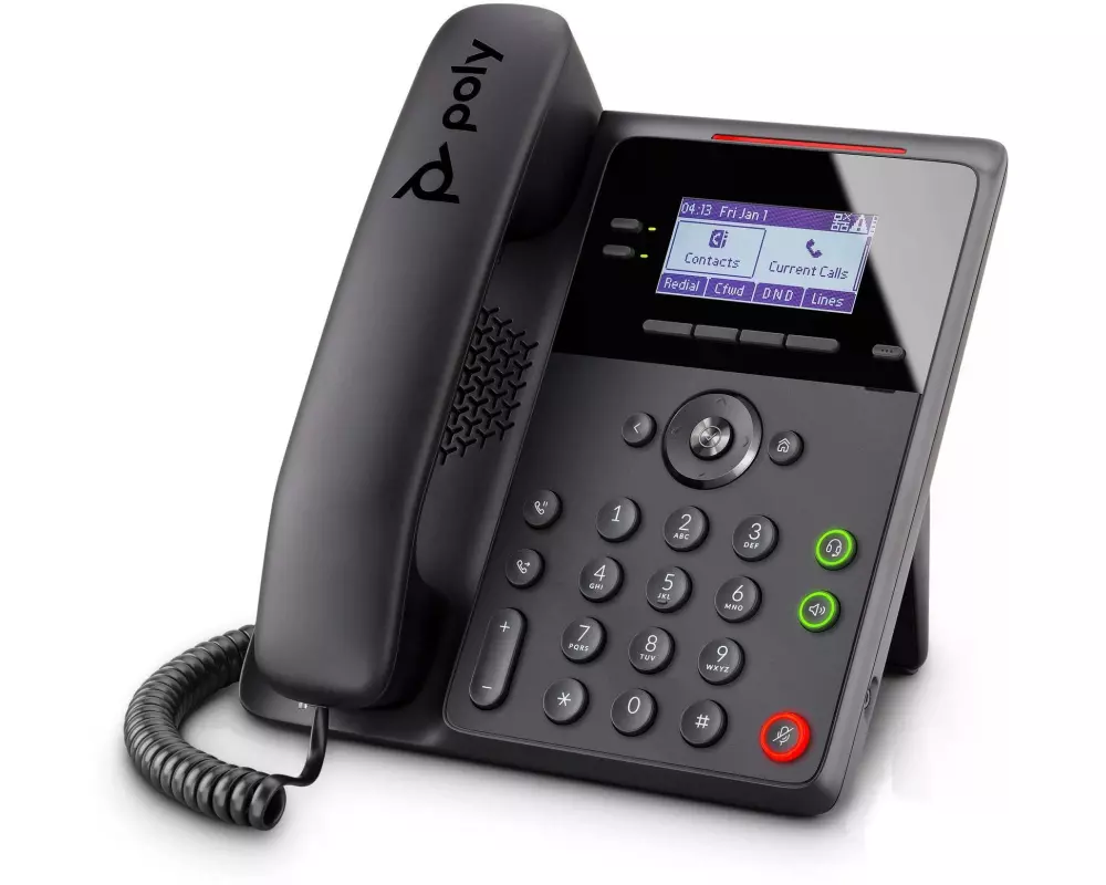 Poly Tischtelefon Edge B20 Schwarz, Google Voice