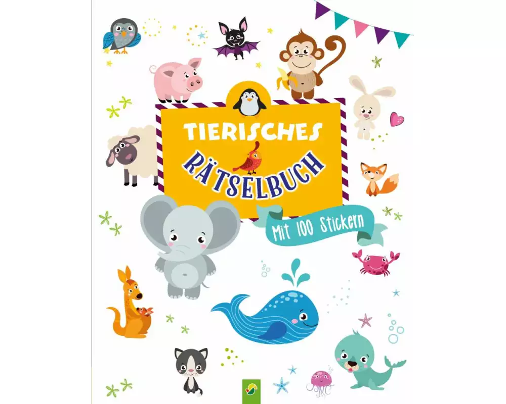 Tierisches Rätselbuch für Kinder ab 4 Jahren