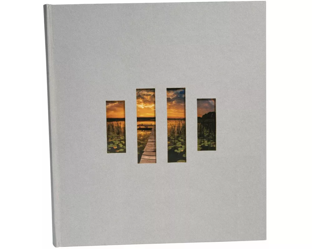 Fotoalbum MILANO 29x32 cm, 60 schwarze Seiten