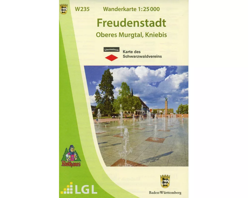 W235 Wanderkarte 1:25 000 Freudenstadt