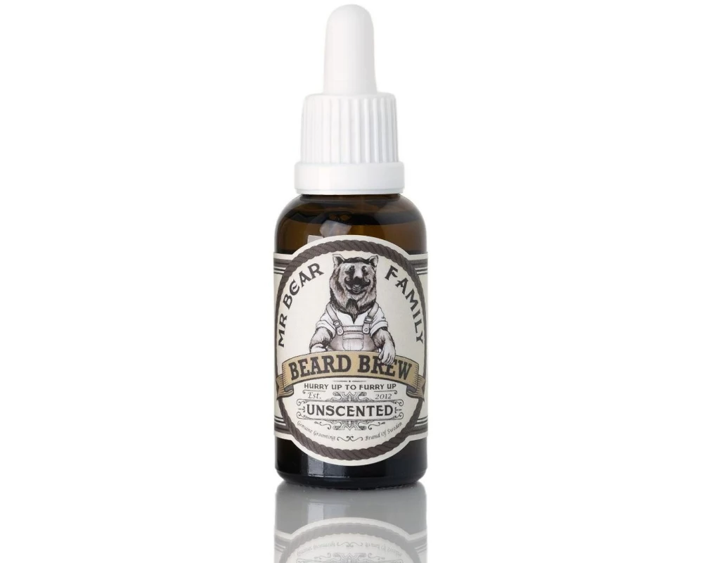 Mr. Bear Family Beard Brew Unscented Bartöl unparfümiert 30 ml