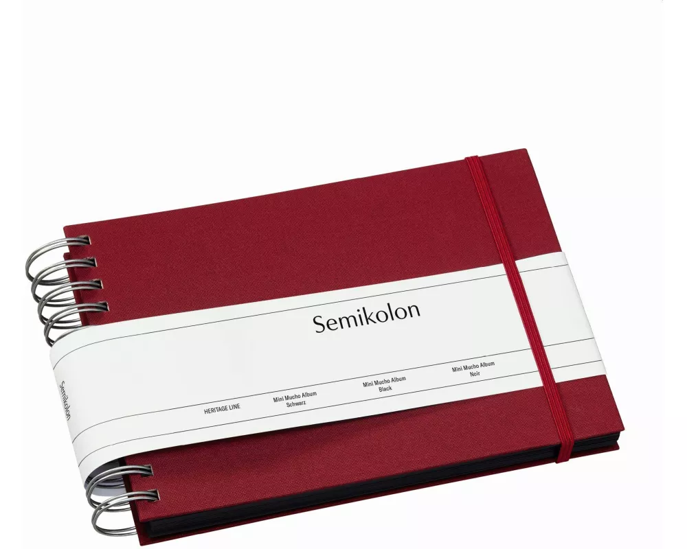 Mini Mucho Album black burgundy