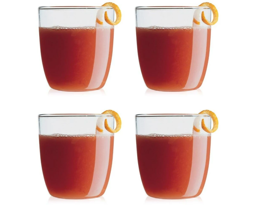 Bodum Trinkglas Kvadrant 4-teilig Transparent, 0.2 l