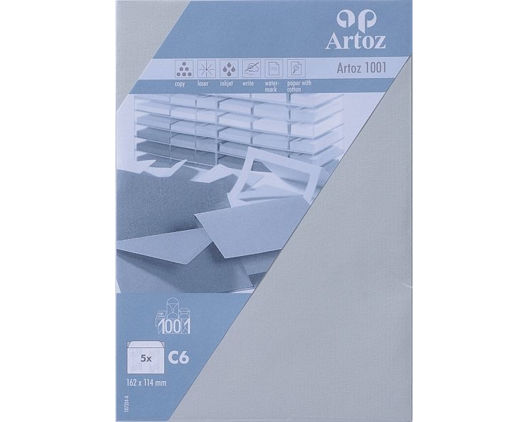 ARTOZ Couverts 1001 C6 107324182 100g, lichtgrau 5 Stück