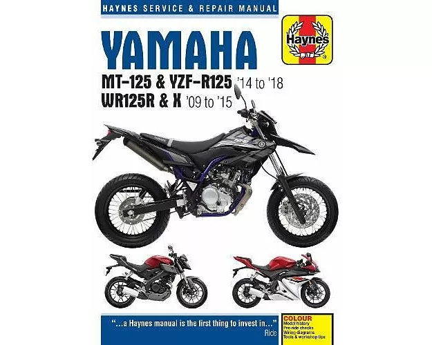Yamaha MT-125 & YZF-R125 (14-18), WR125R/X (09-15)