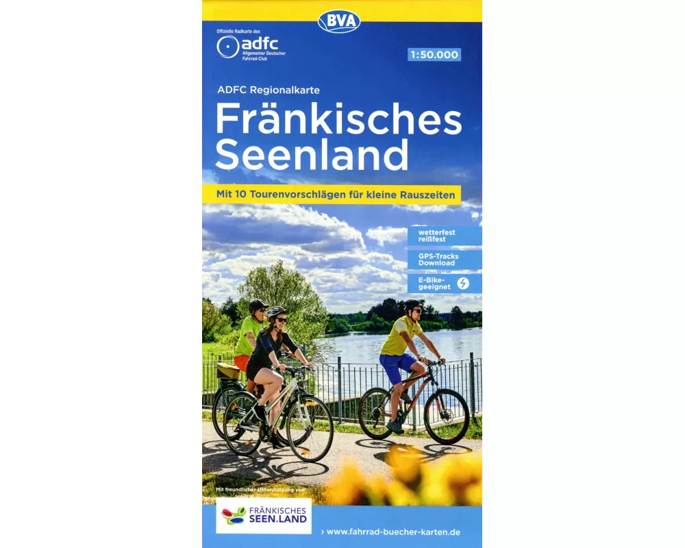 BVA ADFC Regionalkarte Fränkisches Seenland 1:50.000