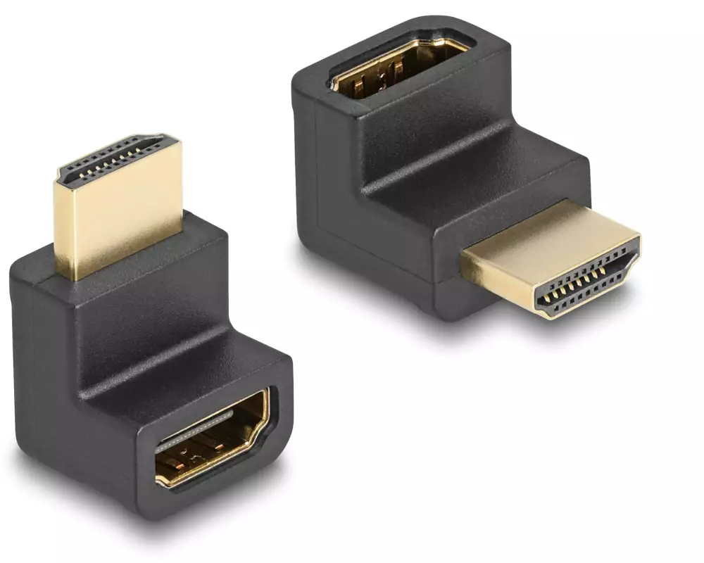 Delock Adapter gewinkelt HDMI - HDMI, 8K 60Hz