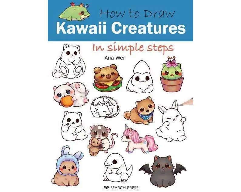How to Draw Kawaii Creatures in Simple Steps