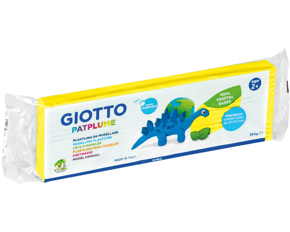 GIOTTO Knete Patplume 350g 510101 yellow