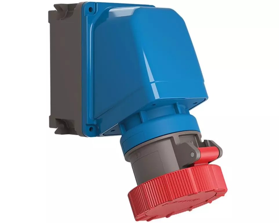 STEFFEN CEE 65° Wand-Steckdose 3LNPE 16/5 400 V 6h