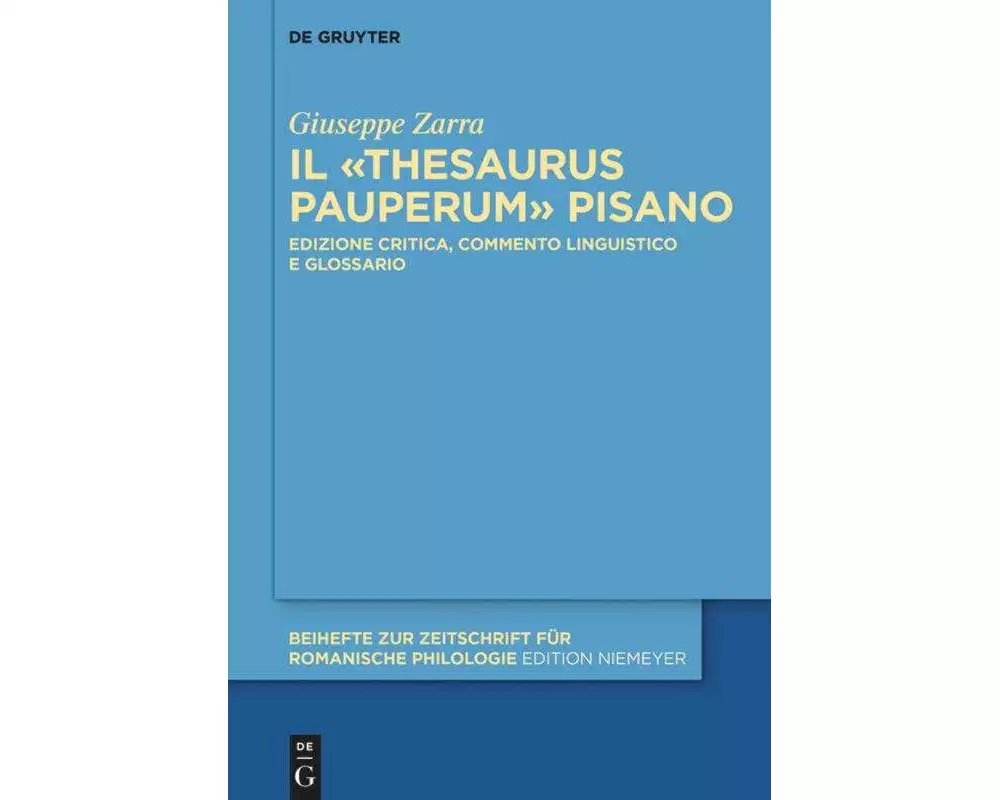 Il 'Thesaurus pauperum' pisano