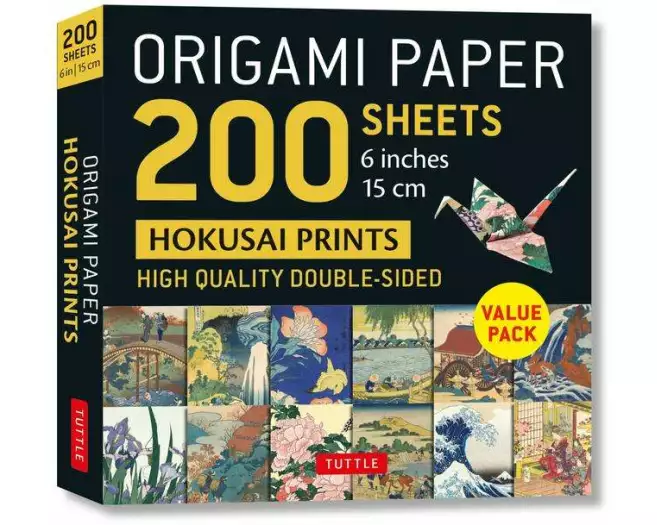 Origami Paper 200 sheets Hokusai Prints 6" (15 cm)