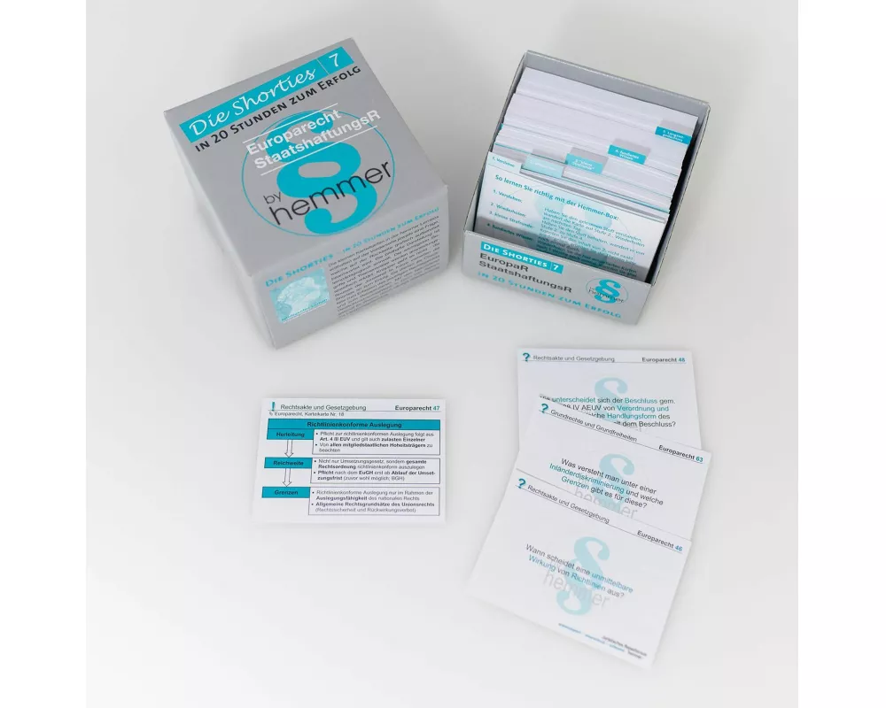 Karteikarten Shorties Box 7 - Europarecht, Staatshaftungsrecht