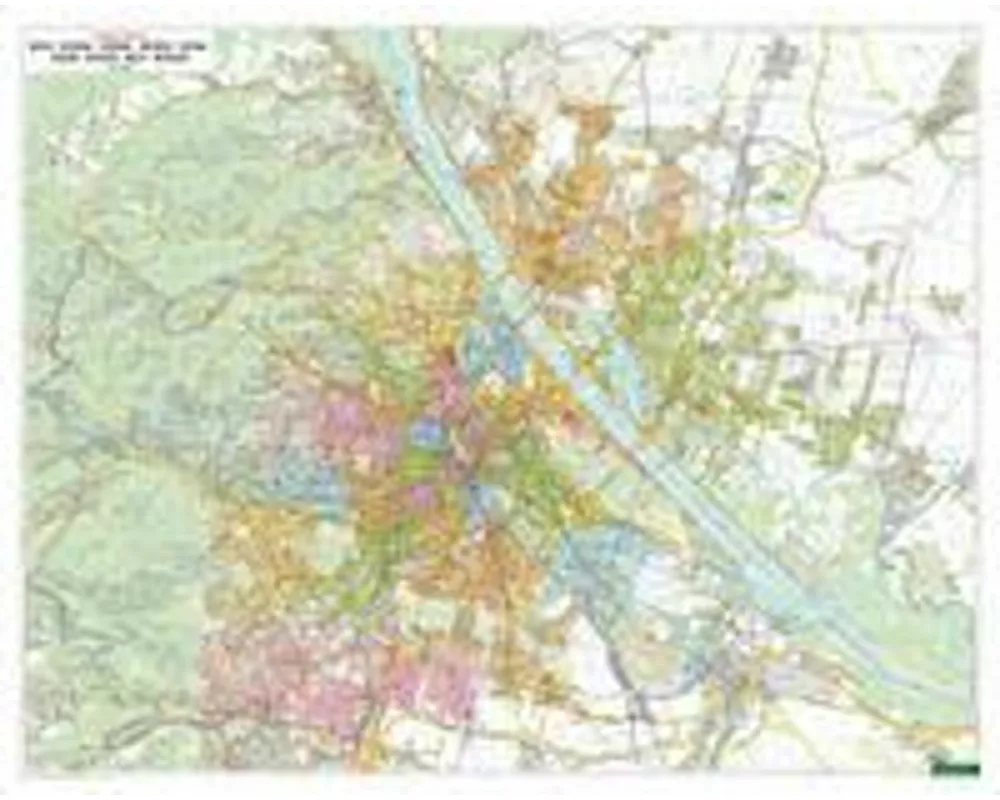 freytag & berndt Poster Wien, Stadtplan rosa 1:20.000
