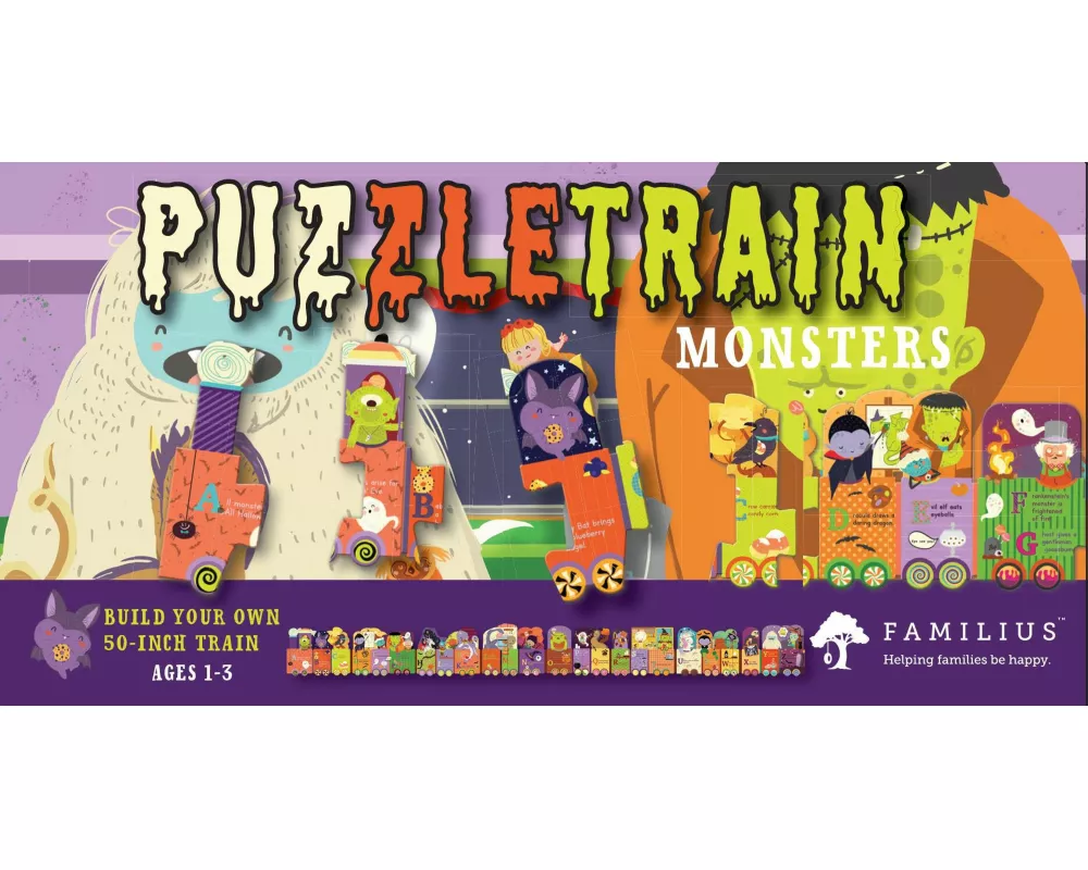 PuzzleTrain: Monsters 26-Piece Puzzle