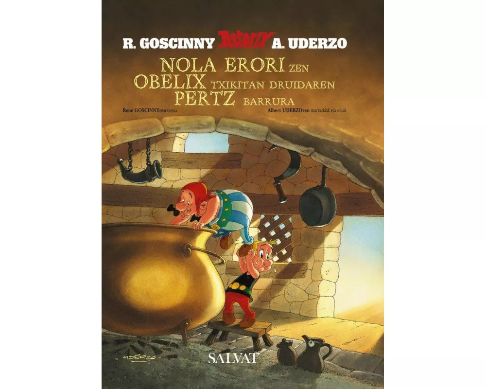 Nola erori zen Obelix txikitan druidaren pertz barrura