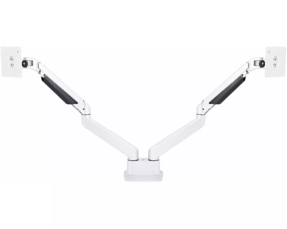 Multibrackets Tischhalterung Gas Lift Arm Dual SbS bis 10 kg – Weiss