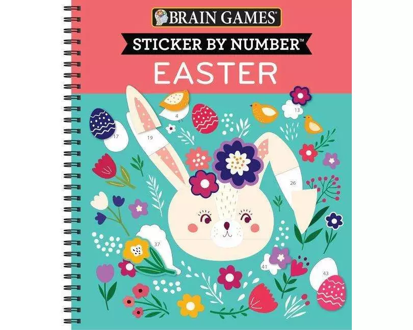Brain Games - Sticker by Number: Easter