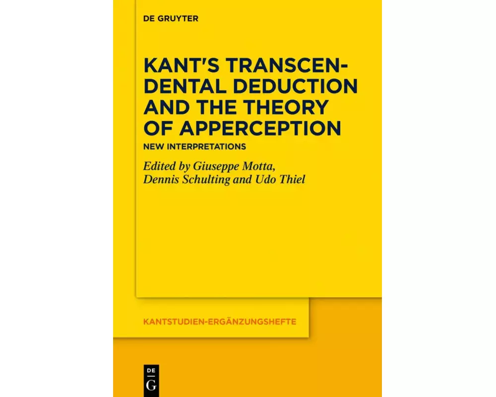 Kant's Transcendental Deduction and the Theory of Apperception