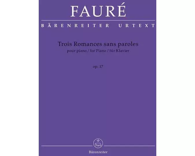 Trois Romances sans paroles für Klavier op. 17