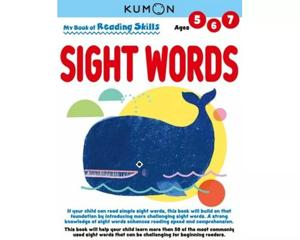 Kumon My Bk of Reading Skills: Sight Words