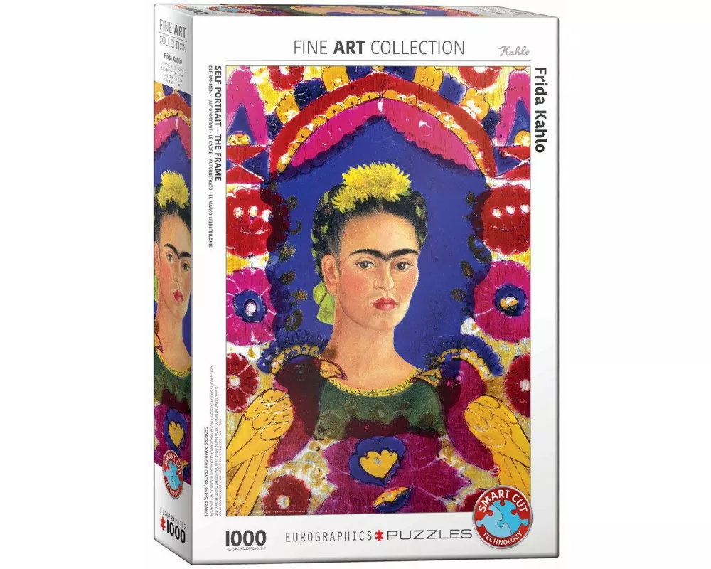Puzzle 1000 Teile - Kahlo F: Kahlo Self Portrait with Birds