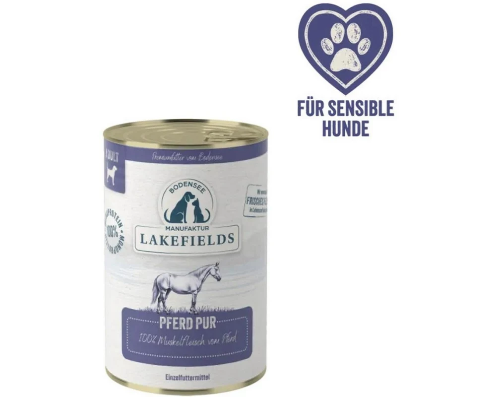 Lakefields Pferd pur 400 g Dose