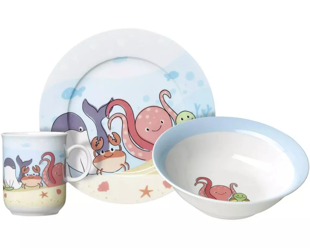 Ritzenhoff & Breker Kindergeschirrset Unterwasserwelt 3-teilig