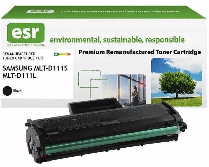 ESR Toner cartridge compatible with Samsung MLT-D111S/SU810A black remanufactured 2.000 pages