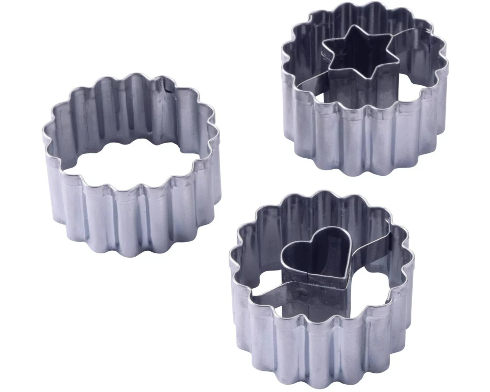 Zenker Guetzli-Ausstecher Linzer Herzen 3-teilig