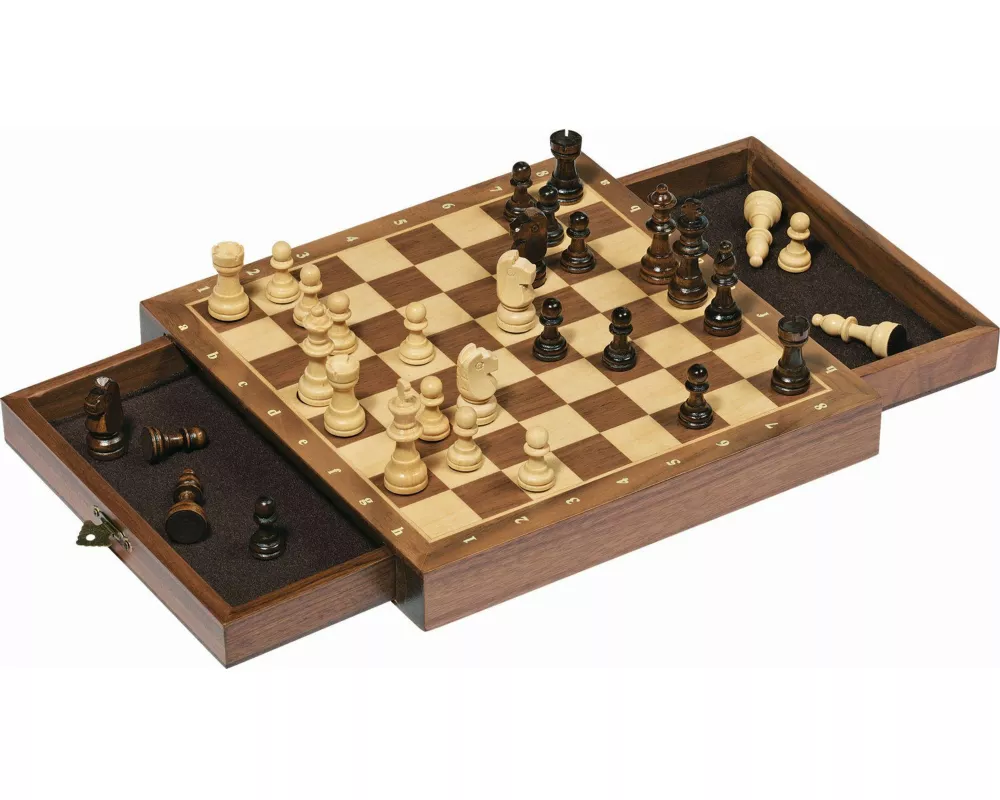 Magnetisches Schachspiel mit Schubladen