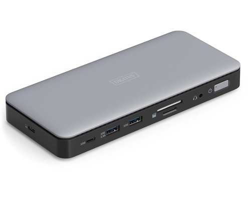 Digitus USB 3.2 (Gen 2) Type C Docking Station for Notebook, Tablet, Monitor, Smartphone, TV