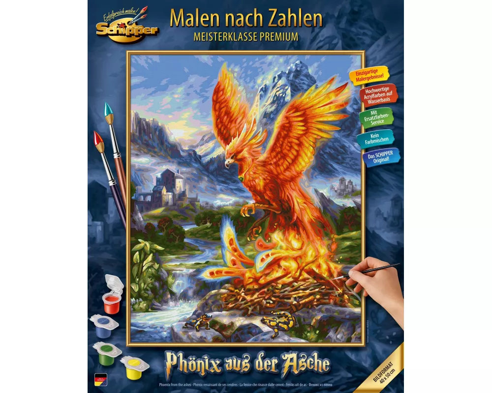 Malen nach Zahlen - Phönix aus der Asche