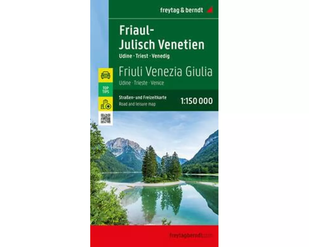 Friaul-Julisch Venetien, Straßen- und Freizeitkarte 1:150.000, freytag & berndt