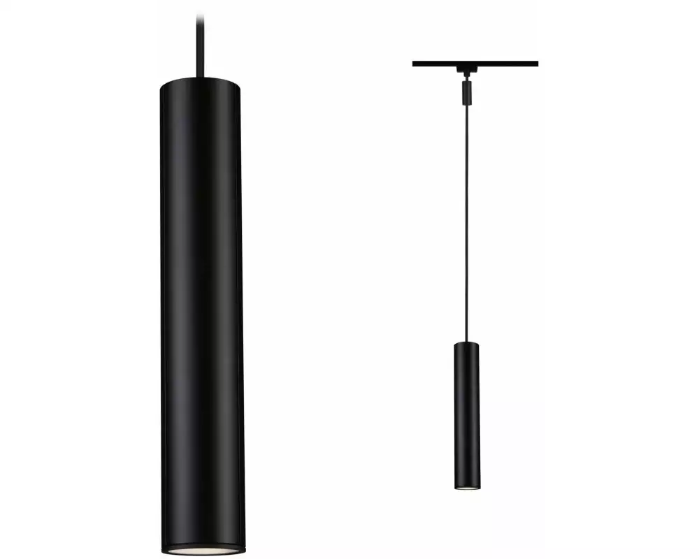 Paulmann Pendelleuchte URail Catalejo, 1 x GU10, 10 W, Schwarz