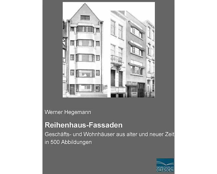 Reihenhaus-Fassaden