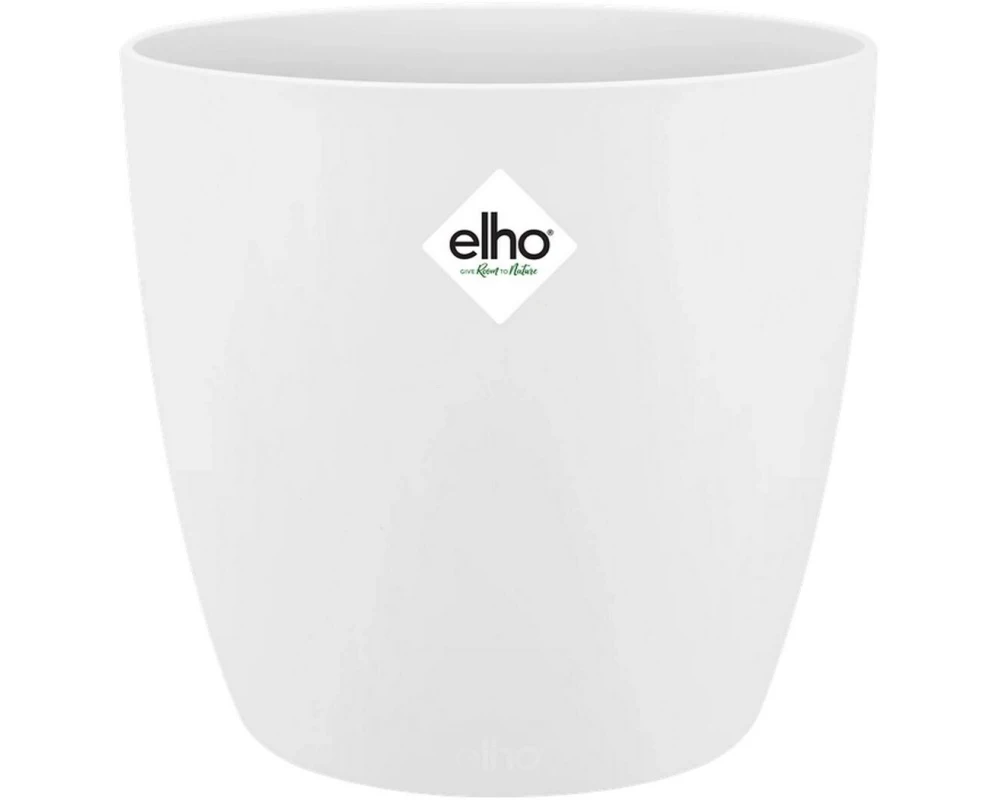 Elho Blumentopf Brussels rund 1.4 l, Weiss