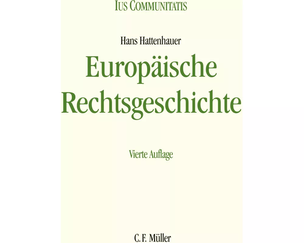 Europäische Rechtsgeschichte