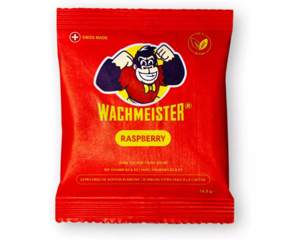Wachmeister Koffein Bonbons Himbeere 16.5 g