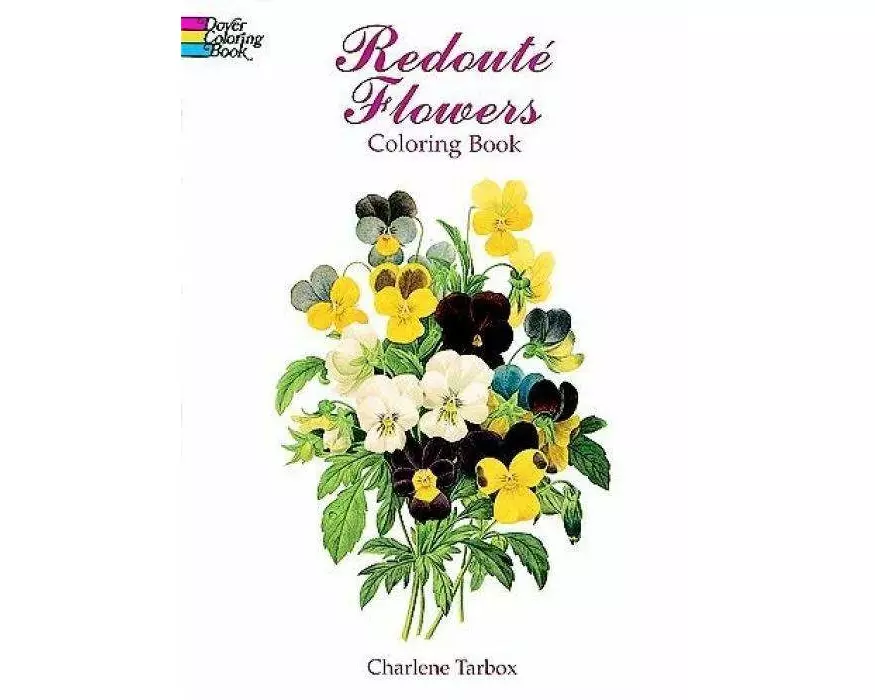 Redoute Roses Coloring Book